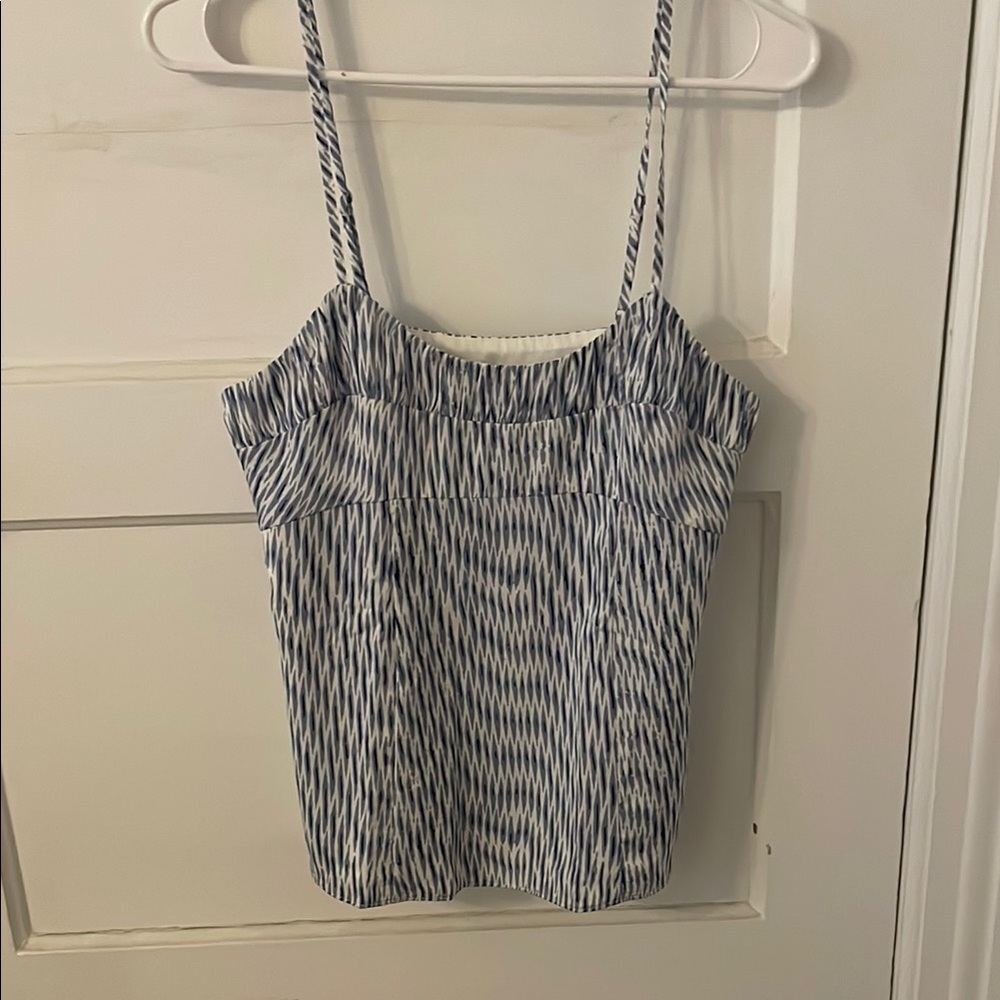 Blue Striped Women's Top